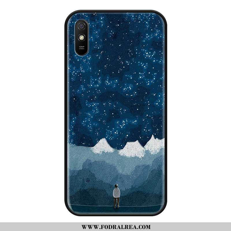 Skal Xiaomi Redmi 9a Skydd Retro Fodral, Fodral Xiaomi Redmi 9a Mode Mobil Telefon Gul