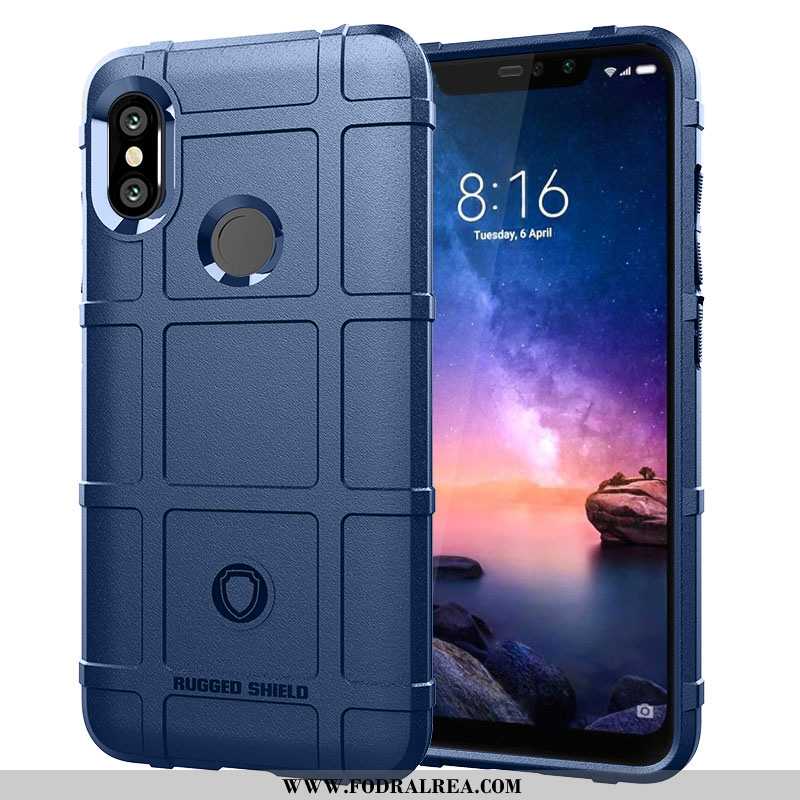 Skal Xiaomi Redmi Note 6 Pro Mjuk Skydd Mobil Telefon, Fodral Xiaomi Redmi Note 6 Pro Silikon Grå