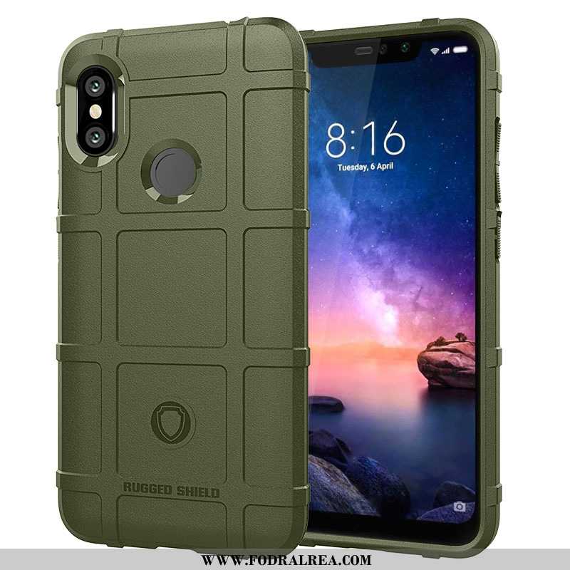 Skal Xiaomi Redmi Note 6 Pro Mjuk Skydd Mobil Telefon, Fodral Xiaomi Redmi Note 6 Pro Silikon Grå