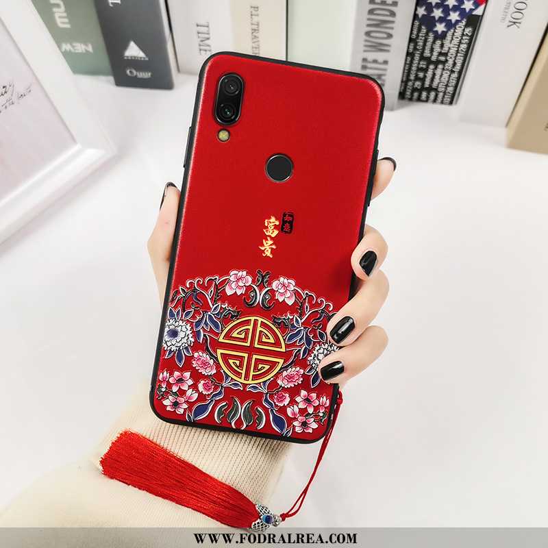 Skal Xiaomi Redmi Note 7 Kreativa Totem All Inclusive, Fodral Xiaomi Redmi Note 7 Lättnad Mjuk Svart