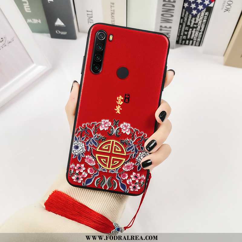 Skal Xiaomi Redmi Note 8t Kreativa Röd Trend, Fodral Xiaomi Redmi Note 8t Lättnad Skydd