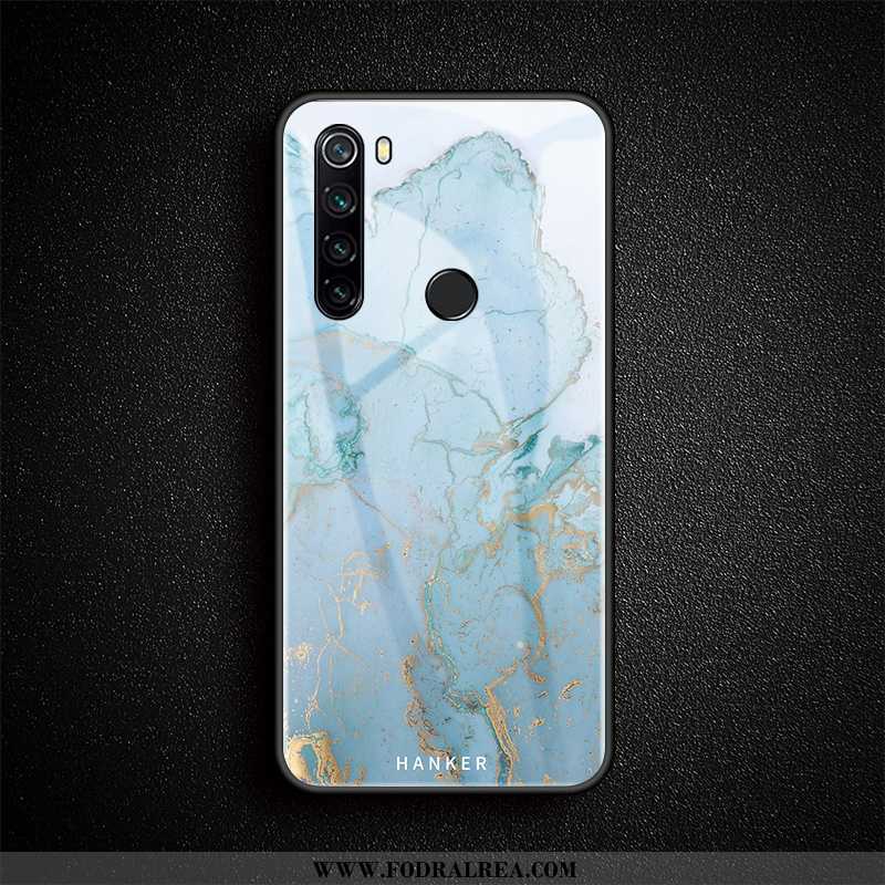 Skal Xiaomi Redmi Note 8t Lyxiga Glas Ny, Fodral Xiaomi Redmi Note 8t Mjuk Röd Blå