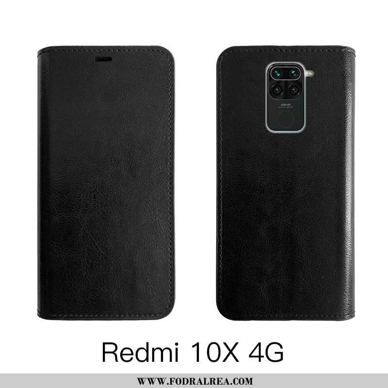 Skal Xiaomi Redmi Note 9 Skydd Fodral, Fodral Xiaomi Redmi Note 9 Läderfodral Täcka Bruna