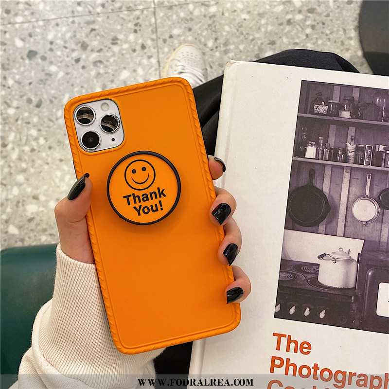 Skal iPhone 11 Pro Grön Smiley Support, Fodral iPhone 11 Pro Mobil Telefon