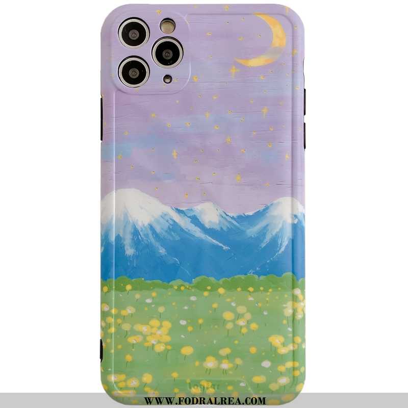 Skal iPhone 11 Pro Max Personlighet Fallskydd, Fodral iPhone 11 Pro Max Kreativa Lila