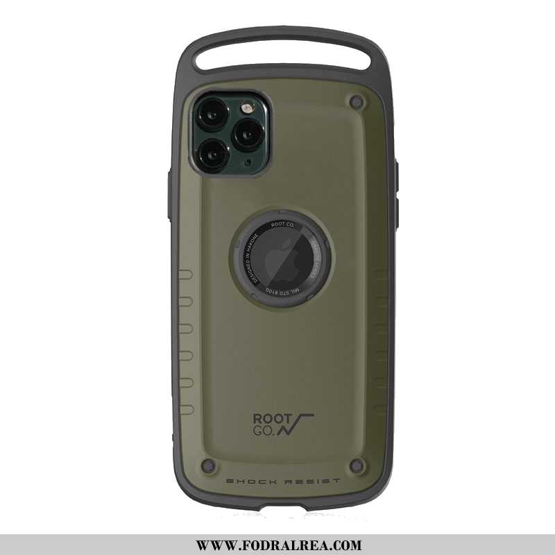 Skal iPhone 11 Pro Silikon Tunn All Inclusive, Fodral iPhone 11 Pro Nubuck Army Grön