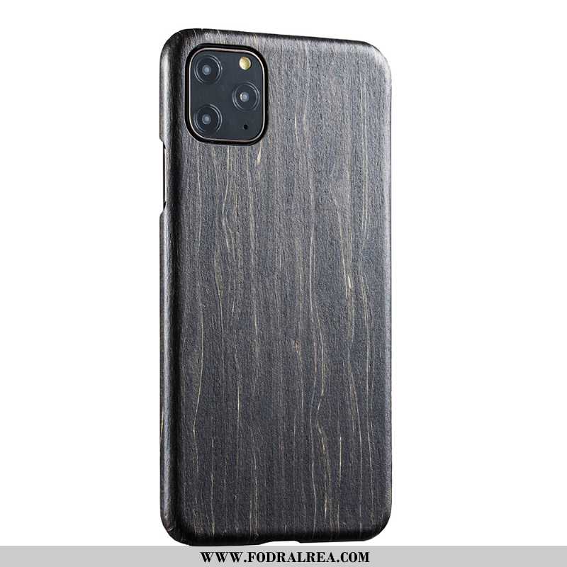 Skal iPhone 11 Pro Skydd Fodral Skal, iPhone 11 Pro Wood Tunn Svarta