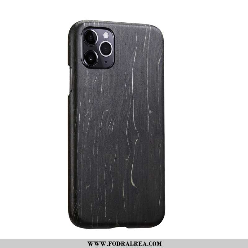 Skal iPhone 11 Pro Skydd Fodral Skal, iPhone 11 Pro Wood Tunn Svarta