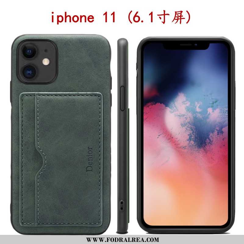 Skal iPhone 11 Skydd Mobil Telefon Grön, Fodral iPhone 11 Mjuk Turkos