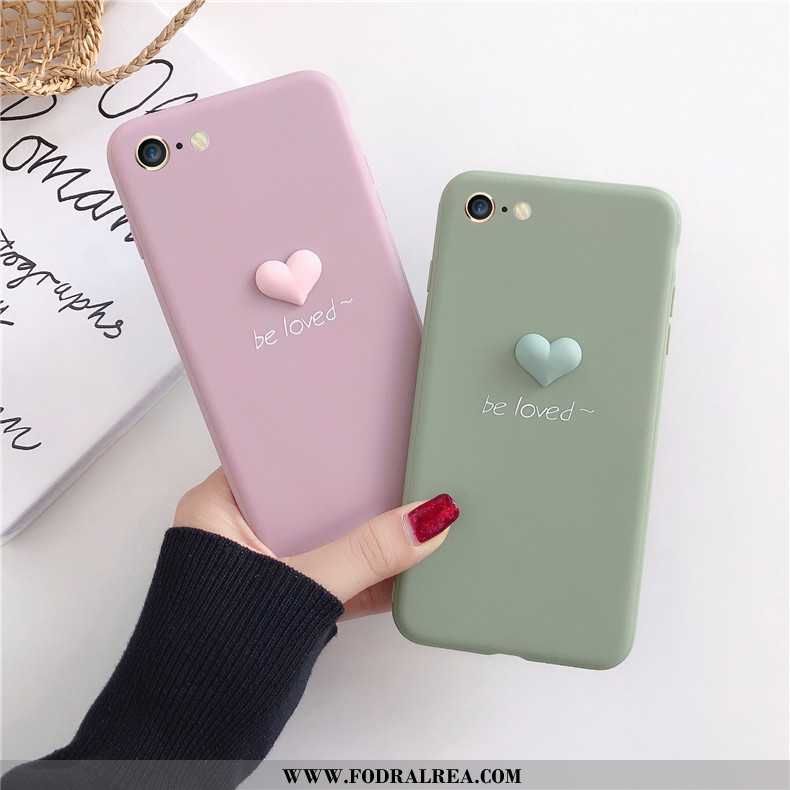 Skal iPhone 6/6s Skydd Personlighet Mobil Telefon, Fodral iPhone 6/6s Nubuck Mjuk Grön