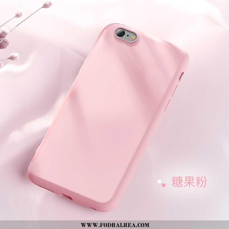 Skal iPhone 8 Nubuck Rosa Mjuk, Fodral iPhone 8 Trend Solid Färg