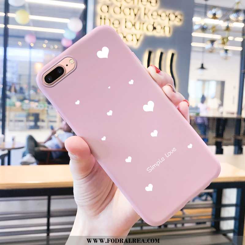 Skal iPhone 8 Plus Skydd Mjuk Skal, Fodral iPhone 8 Plus Trend Fallskydd Rosa