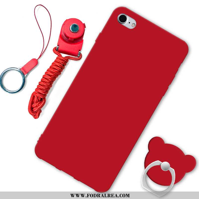 Skal iPhone Se (nouveau) Nubuck Net Red Skal, Fodral iPhone Se (nouveau) Personlighet Röd