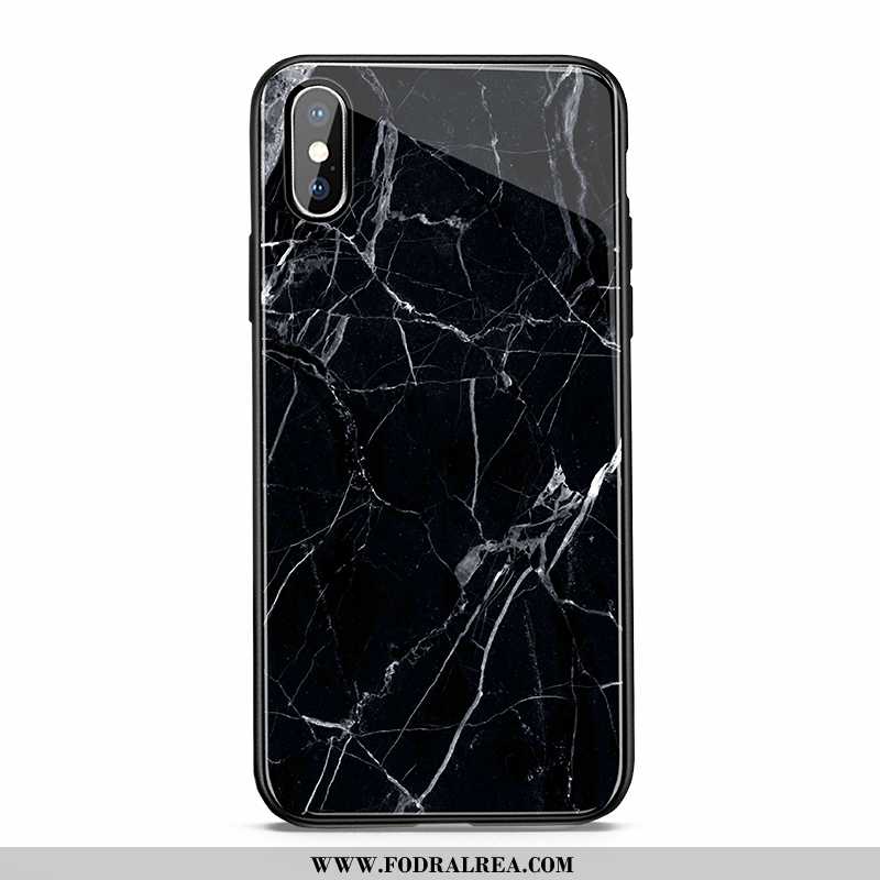 Skal iPhone X Skydd Stor Svart, Fodral iPhone X Glas Vit Svarta