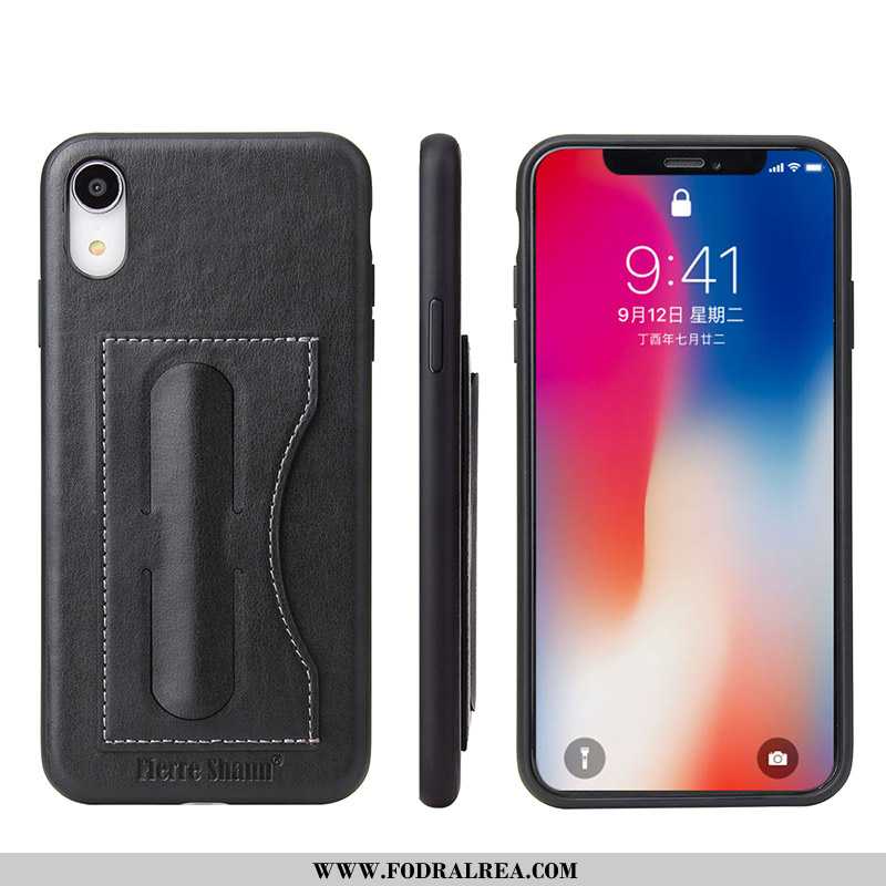 Skal iPhone Xr Skydd All Inclusive Fodral, Fodral iPhone Xr Läderfodral Grön Turkos