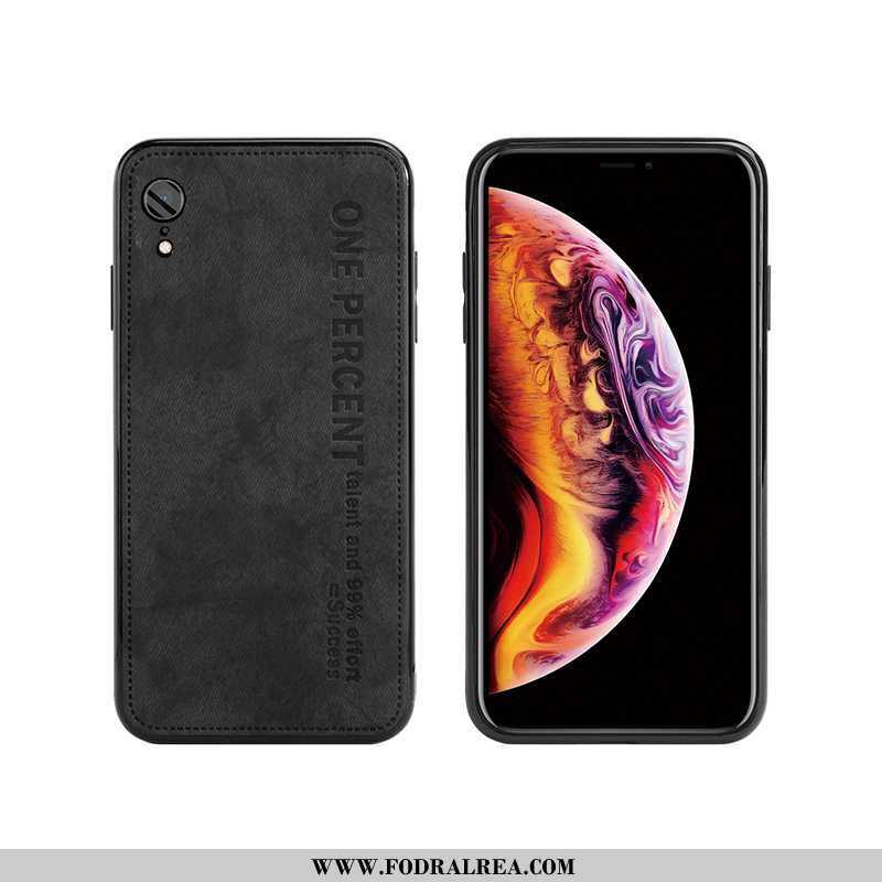 Skal iPhone Xr Super Gul Enkel, Fodral iPhone Xr Tunn Mobil Telefon