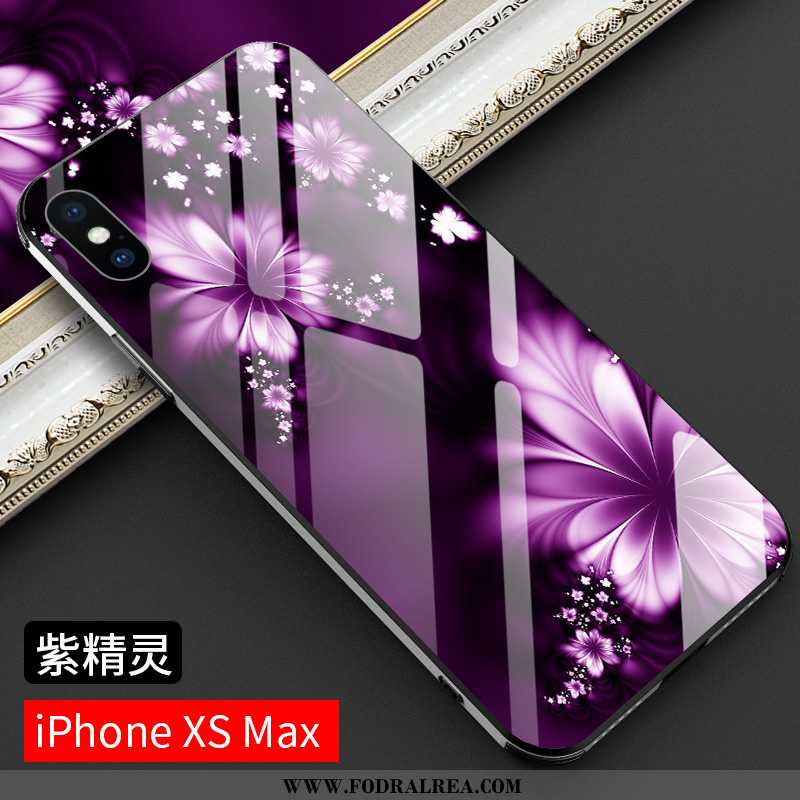 Skal iPhone Xs Max Kreativa Ny Glas, Fodral iPhone Xs Max Trend All Inclusive Svarta