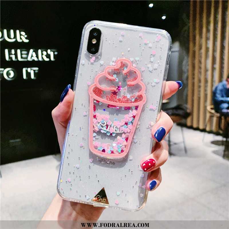 Skal iPhone Xs Max Transparent Mobil Telefon Skal, Fodral iPhone Xs Max Mjuk Vit Vita