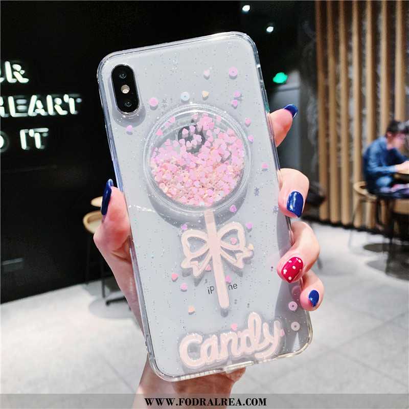 Skal iPhone Xs Max Transparent Mobil Telefon Skal, Fodral iPhone Xs Max Mjuk Vit Vita