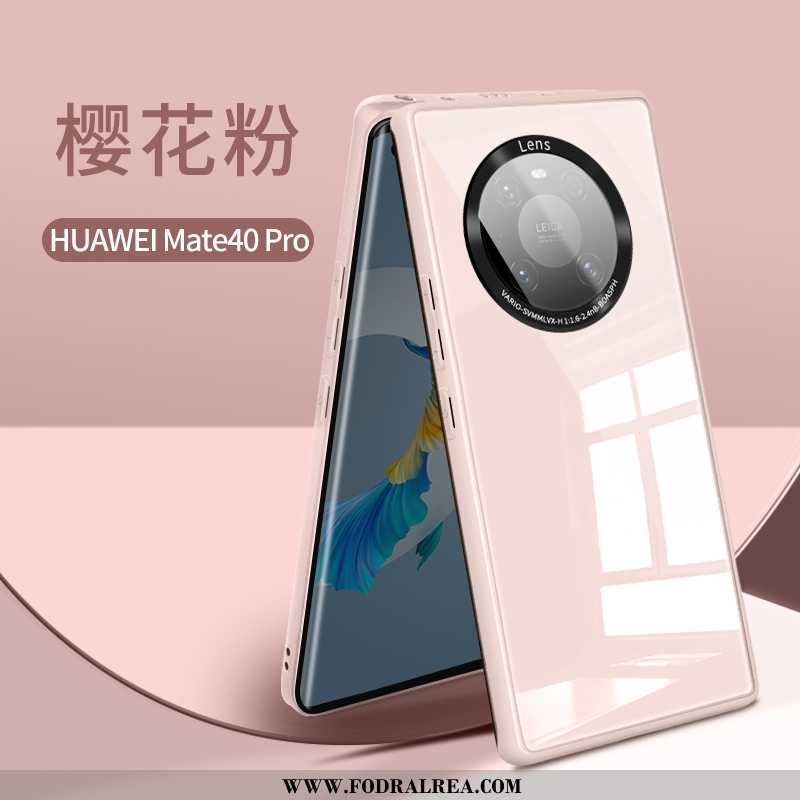 Fodral Huawei Mate 40 Pro Silikon All Inclusive Tunn, Skal Huawei Mate 40 Pro Skydd Net Red Lila