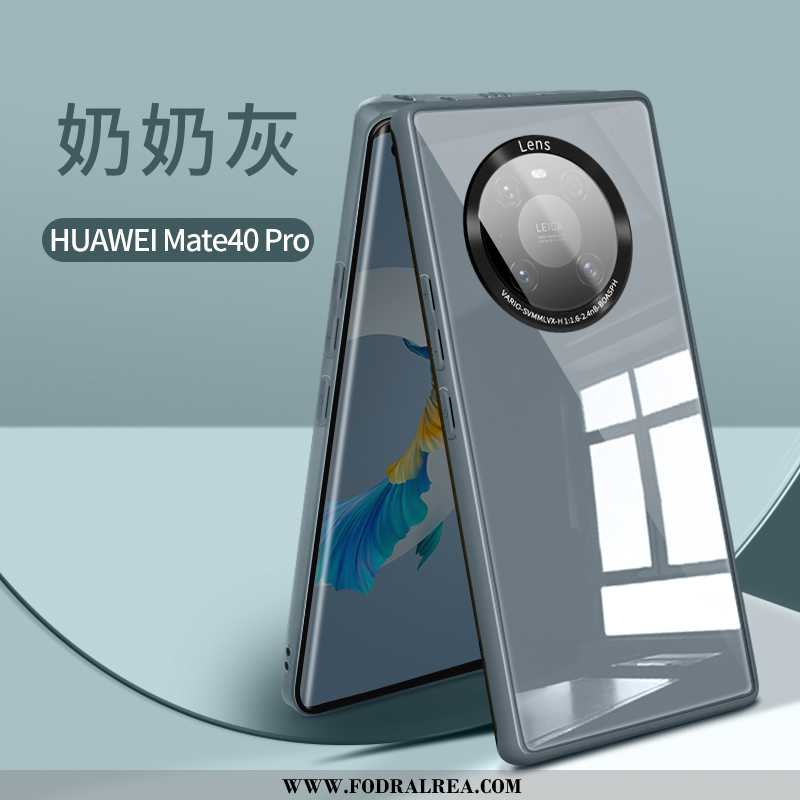 Fodral Huawei Mate 40 Pro Silikon All Inclusive Tunn, Skal Huawei Mate 40 Pro Skydd Net Red Lila