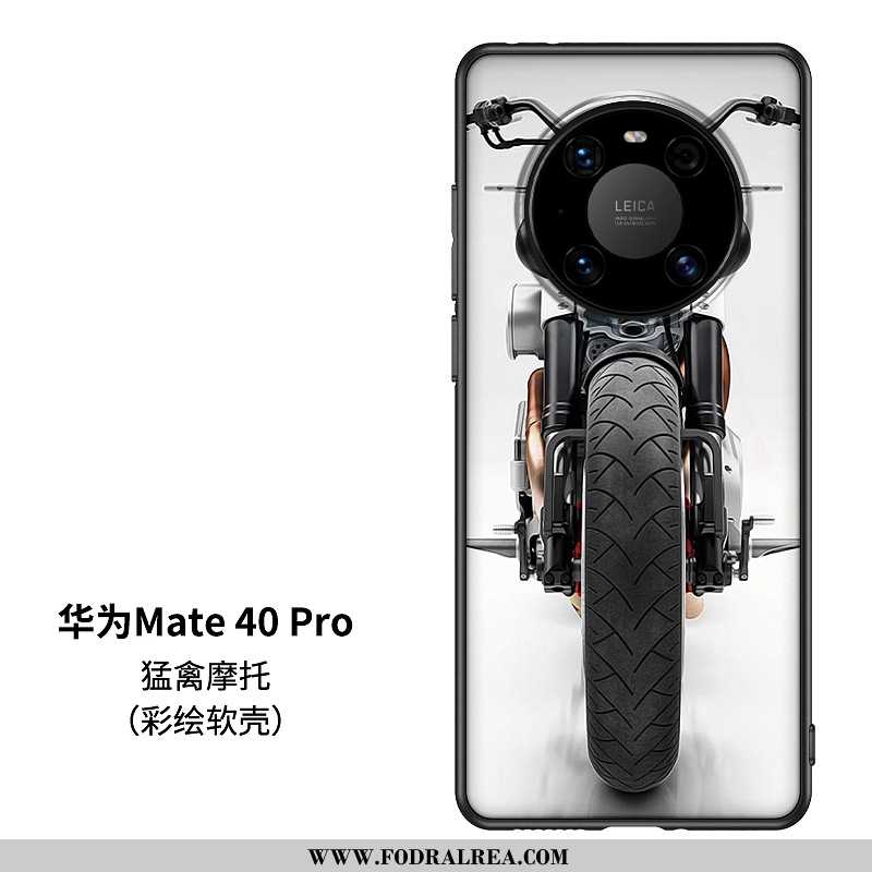 Fodral Huawei Mate 40 Pro Silikon Trend, Skal Huawei Mate 40 Pro Glas Kreativa Orange