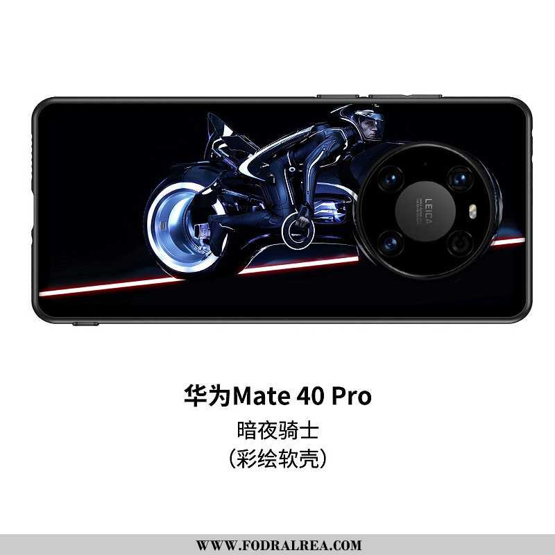 Fodral Huawei Mate 40 Pro Silikon Trend, Skal Huawei Mate 40 Pro Glas Kreativa Orange