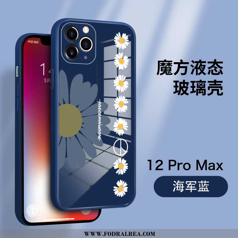 Fodral iPhone 12 Pro Max Personlighet Tusensköna Super, Skal iPhone 12 Pro Max Trend Par Blå