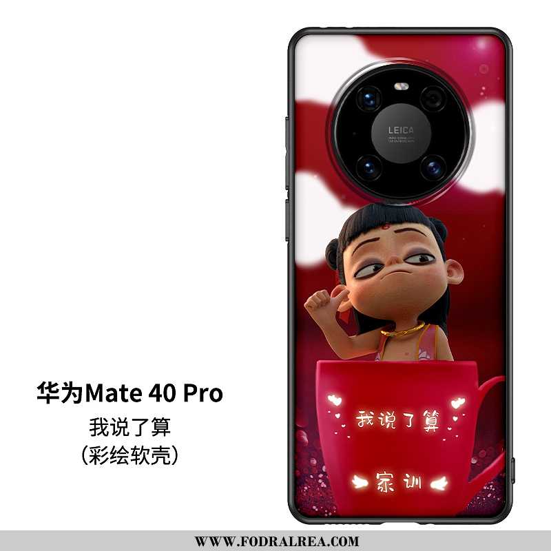 Skal Huawei Mate 40 Pro Personlighet Par Silikon, Fodral Huawei Mate 40 Pro Kreativa Kinesisk Stil K