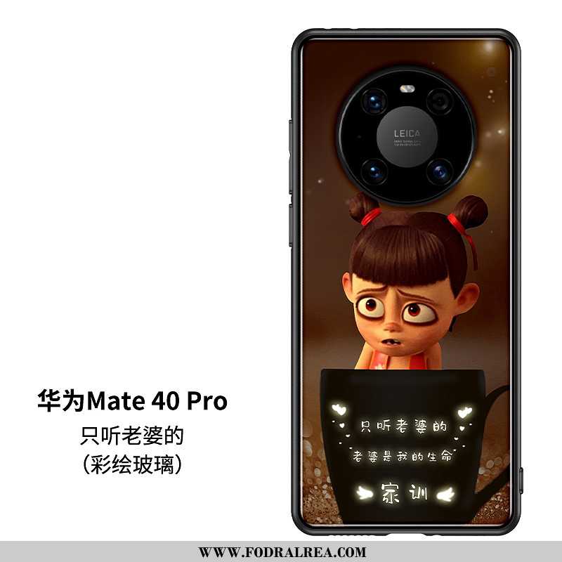 Skal Huawei Mate 40 Pro Personlighet Par Silikon, Fodral Huawei Mate 40 Pro Kreativa Kinesisk Stil K