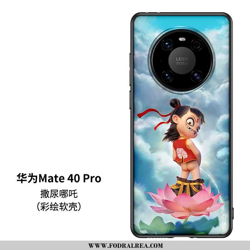 Skal Huawei Mate 40 Pro Personlighet Par Silikon, Fodral Huawei Mate 40 Pro Kreativa Kinesisk Stil K