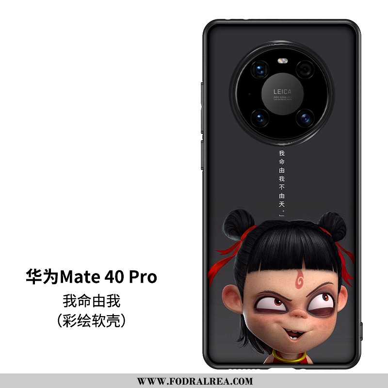 Skal Huawei Mate 40 Pro Personlighet Par Silikon, Fodral Huawei Mate 40 Pro Kreativa Kinesisk Stil K