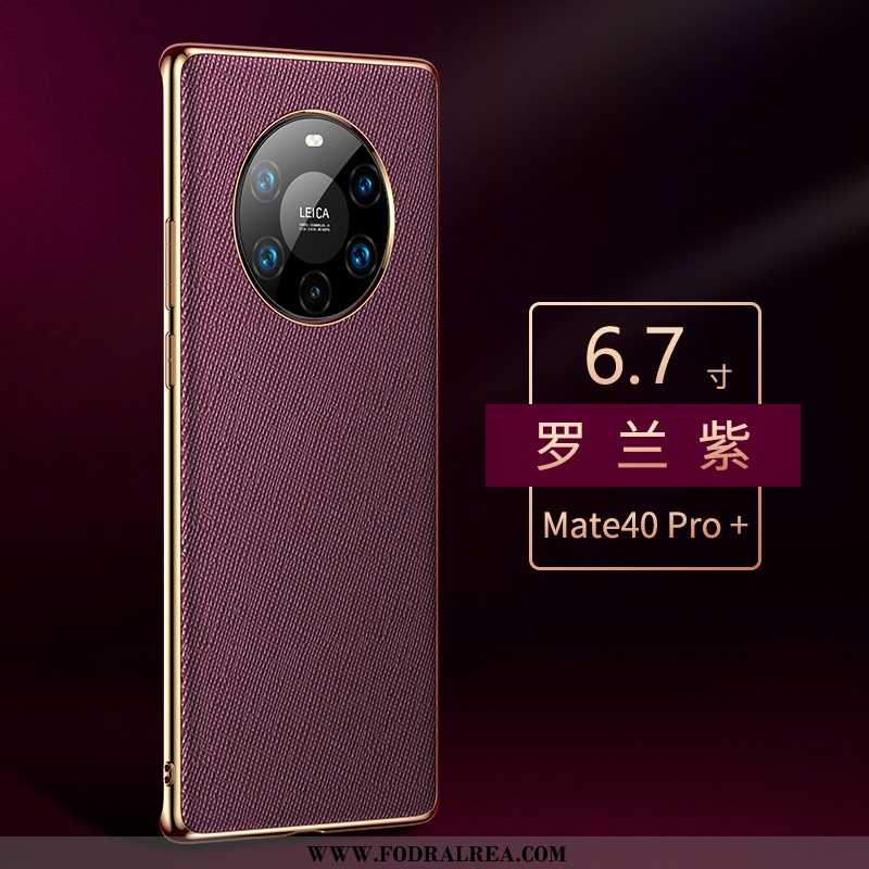 Skal Huawei Mate 40 Pro+ Skydd Mobil Telefon Fodral, Fodral Huawei Mate 40 Pro+ Lyxiga Lila