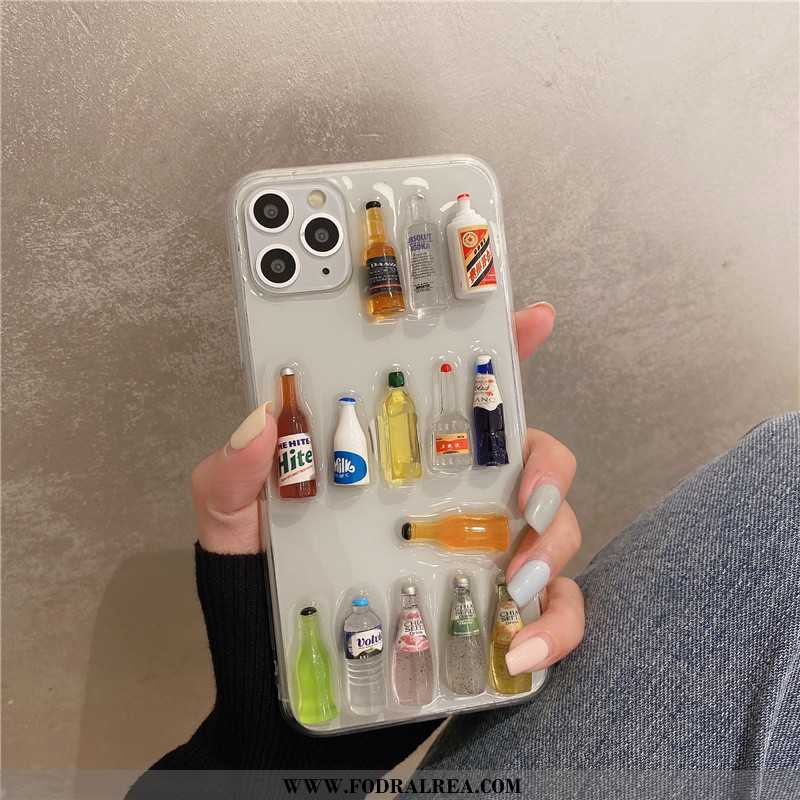 Skal iPhone 12 Pro Max Silikon Trend Kreativa, Fodral iPhone 12 Pro Max Transparent Vit Vita