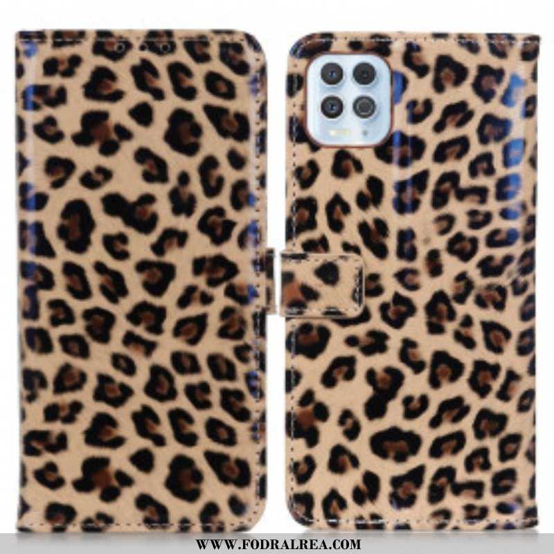 Fodral Moto G100 Leopard