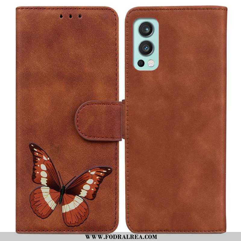 Fodral OnePlus Nord 2 5G Skin-touch Butterfly