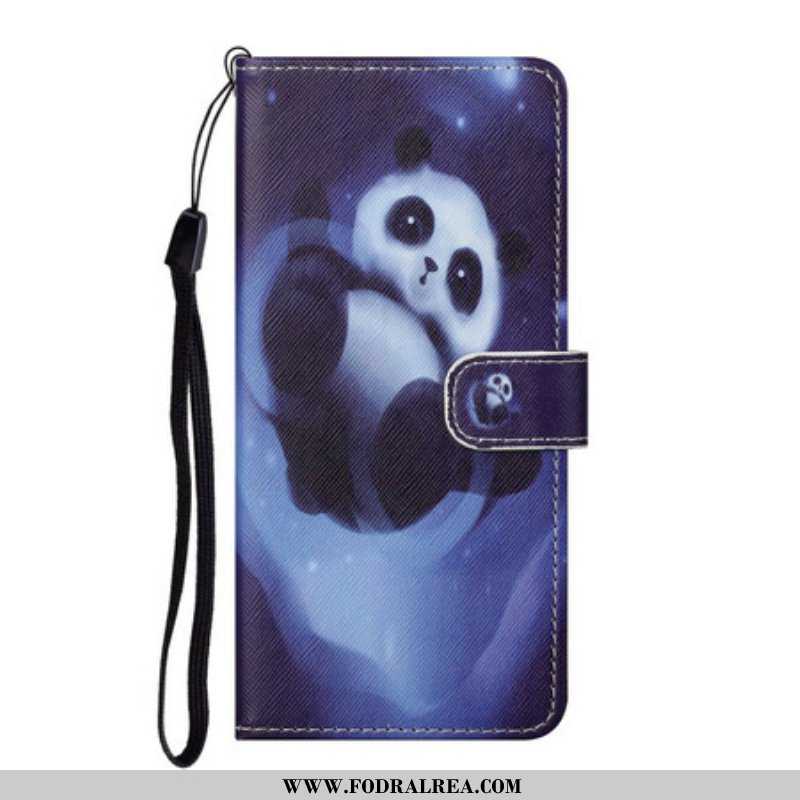 Fodral OnePlus Nord CE 5G Med Kedjar Panda Space Med Lanyard