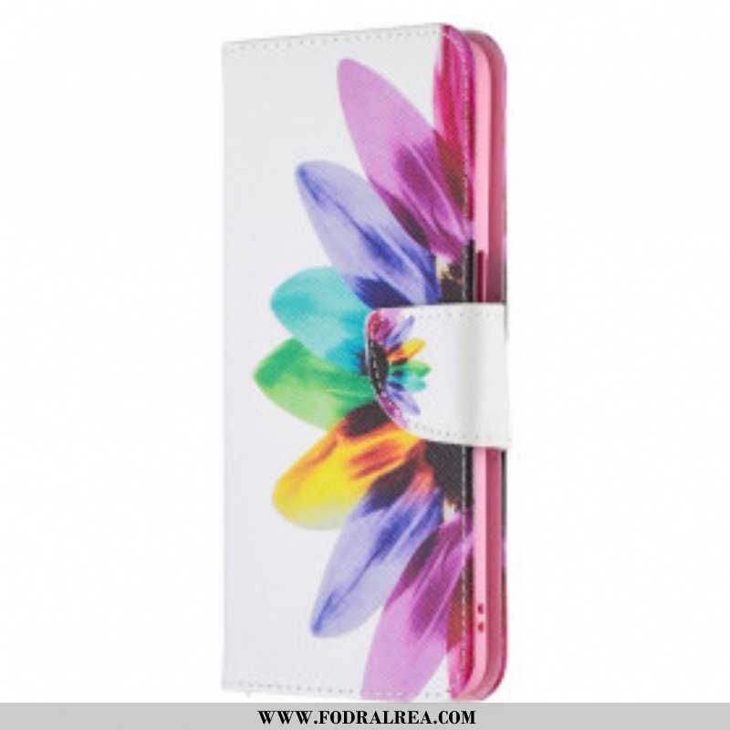 Fodral Oppo A54 5G / A74 5G Akvarell Blomma