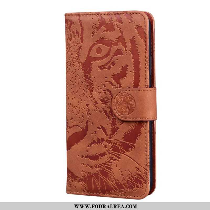 Fodral Oppo A74 4G Tiger Face Print