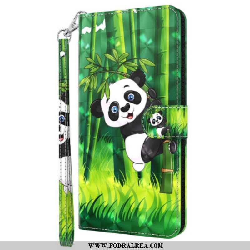 Fodral Oppo A94 5G Panda Med Snodd