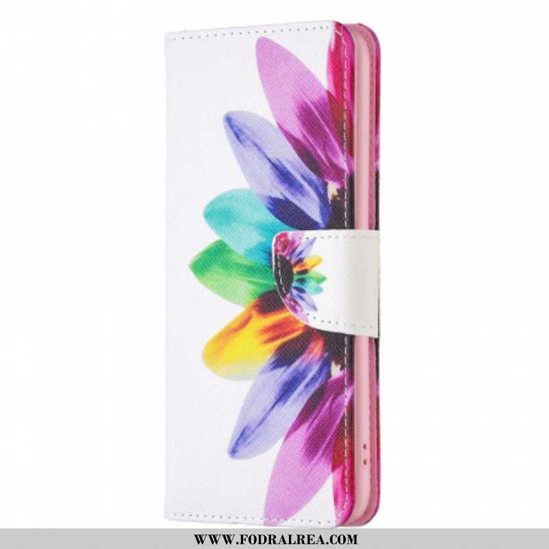 Fodral Oppo Find X5 Pro Akvarell Blomma