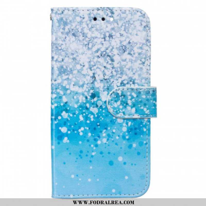 Fodral Samsung Galaxy A13 5G / A04s Blå Glittergradient