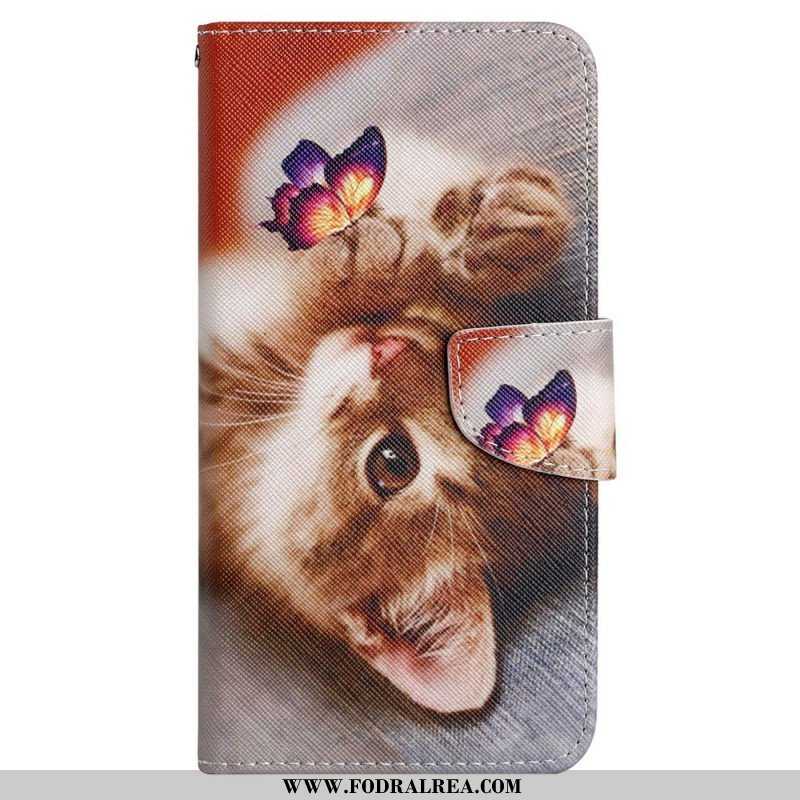 Fodral Samsung Galaxy A13 Tales Of Cats With Lanyard