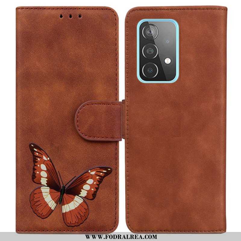 Fodral Samsung Galaxy A52 4G / A52 5G / A52s 5G Skin-touch Butterfly