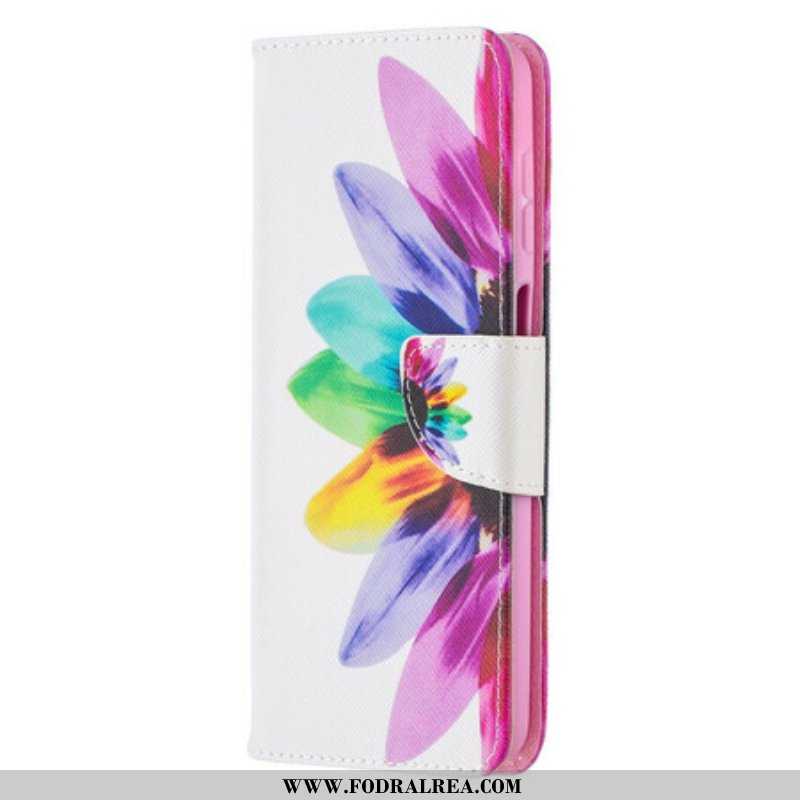 Fodral Samsung Galaxy M12 / A12 Akvarell Blomma