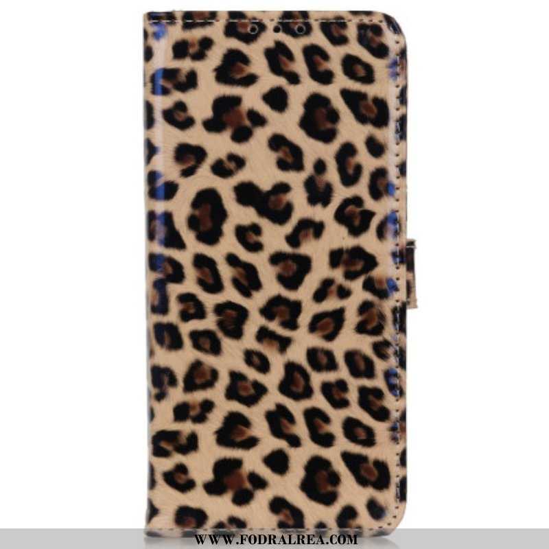 Fodral Samsung Galaxy M13 Leopardhudeffekt