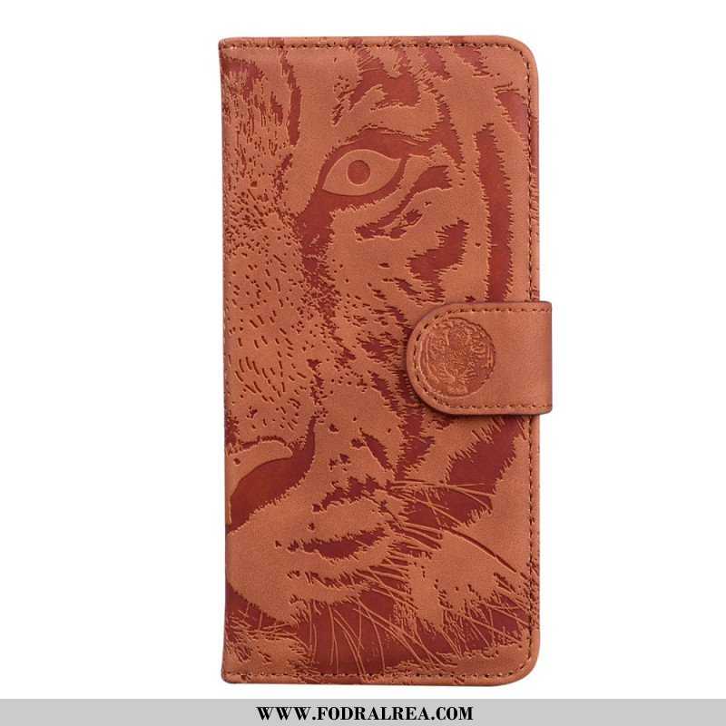 Fodral Samsung Galaxy M32 Tiger Face Print