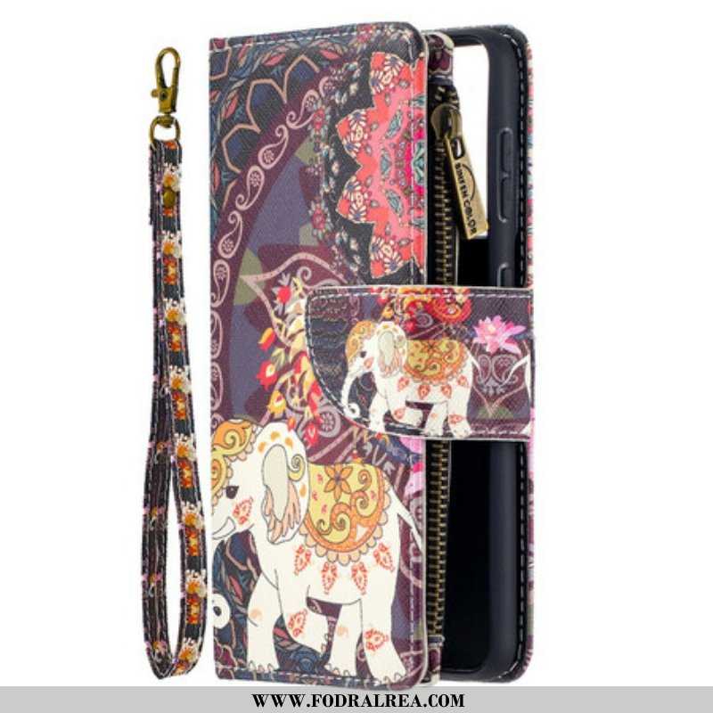 Fodral Samsung Galaxy S21 5G Elephant Zip-ficka