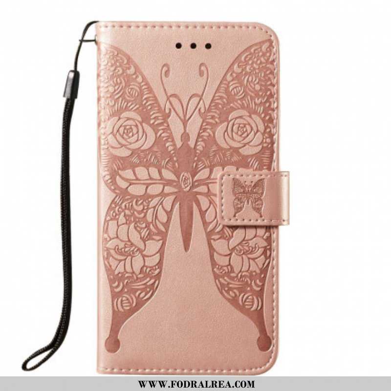 Fodral Samsung Galaxy S21 5G Fjärils Blommönster