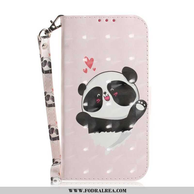 Fodral Samsung Galaxy S21 5G Med Kedjar Strappy Panda